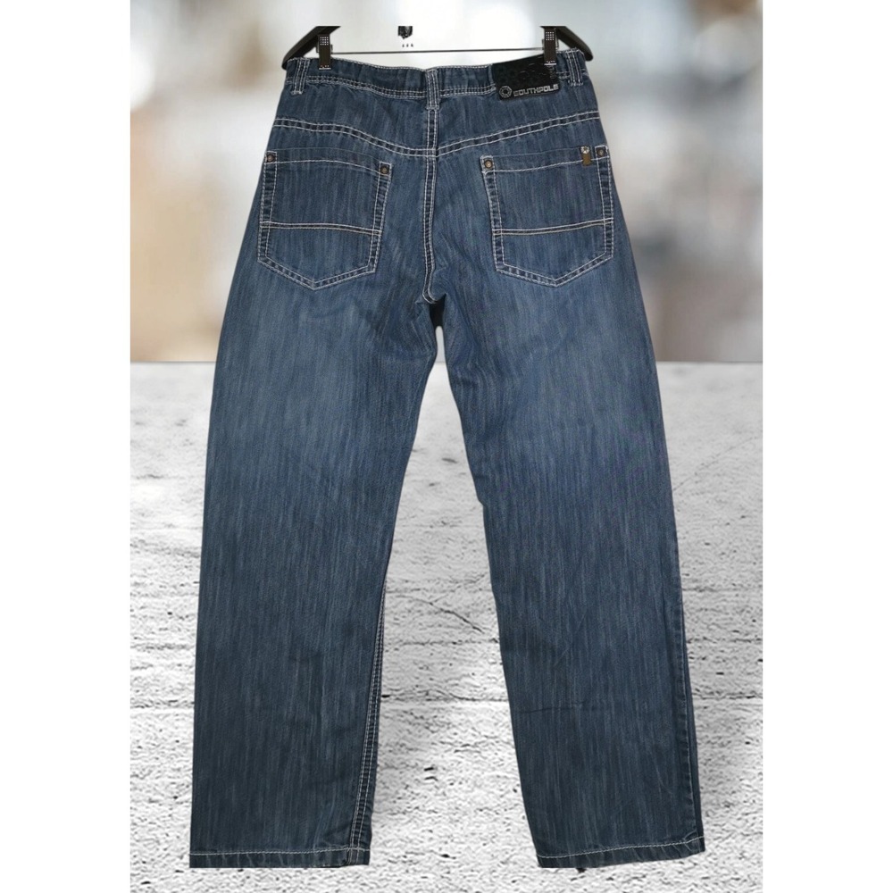 Vintage Southpole Jeans Mens 36x31 Blue Baggy Leg Streetwear